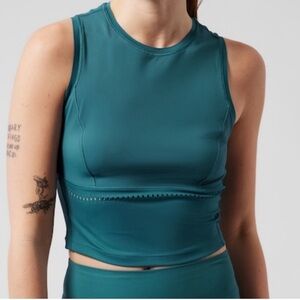 Athleta Levitate Tank in Borealis Green